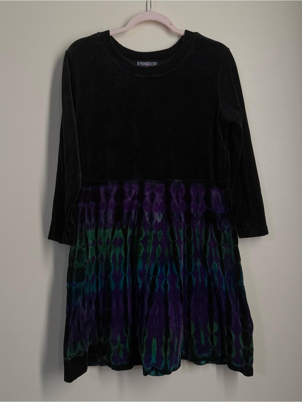 Fairy Whimsygoth Tie Dye Velvet Dress The Pyramid Collection Size Large